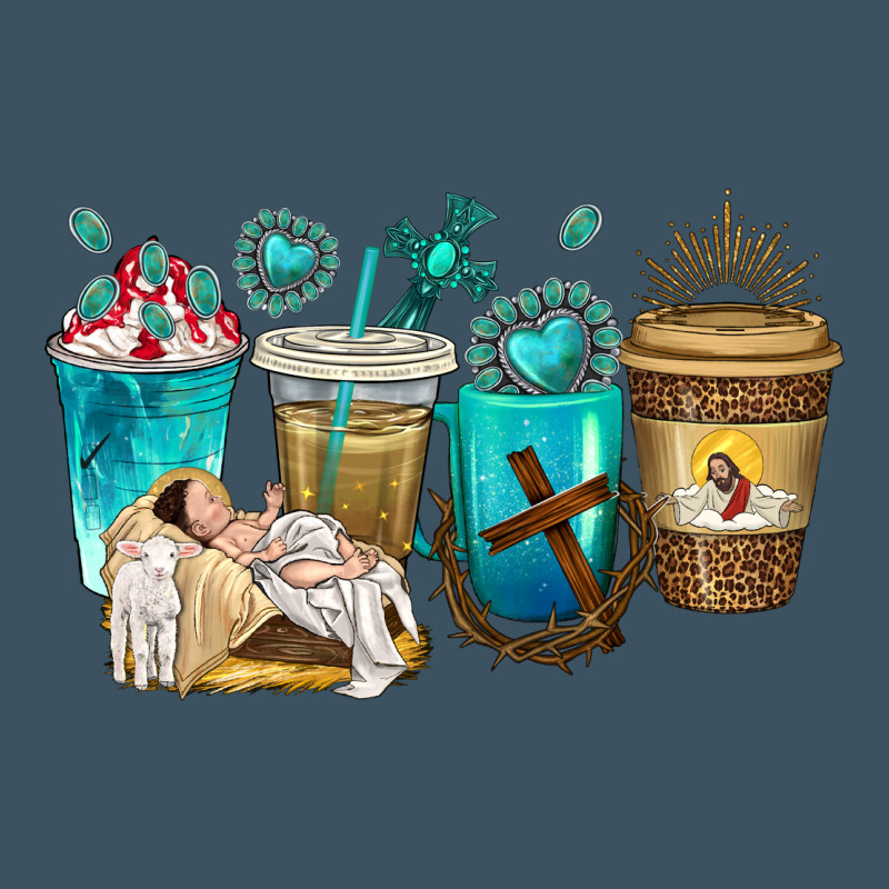 Jesus Coffee Cups Urban Heavy Tee by texasbilliewilder | Teevron