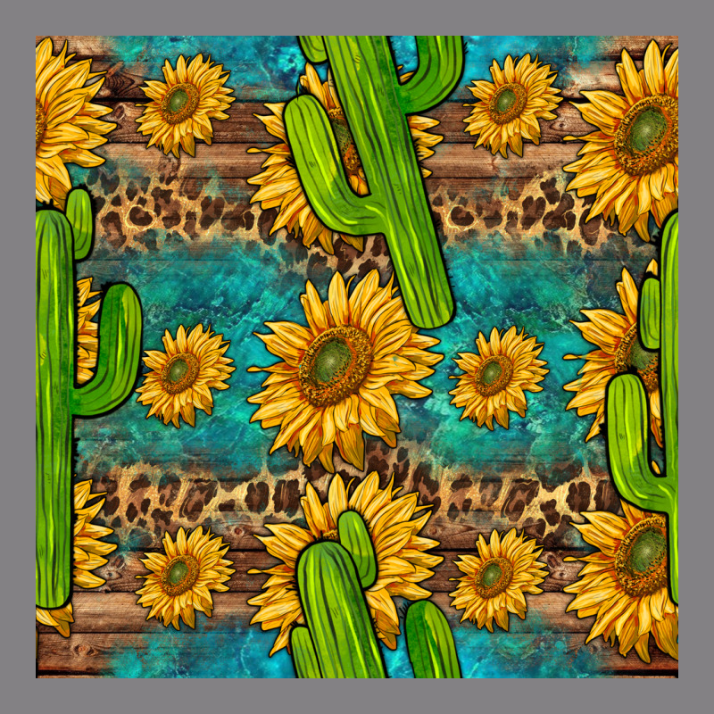 Sunflower And Cactus Seamless Pattern Heavyweight Hoodie by BundleAndBundleShop | Teevron