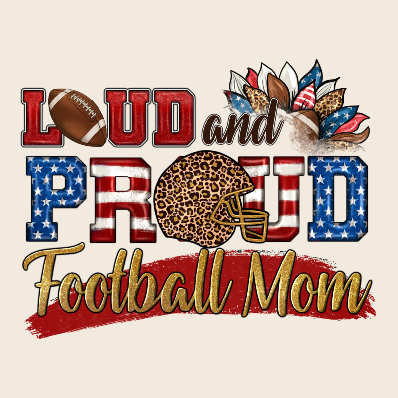 Loud And Proud Football Mom Zipper Hoodie by HRA Design Shop | Teevron