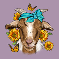 Sunflower Bandana Goat Heavyweight Hoodie | Teevron