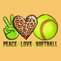 Peace Love Softball Vintage Hoodie | Teevron