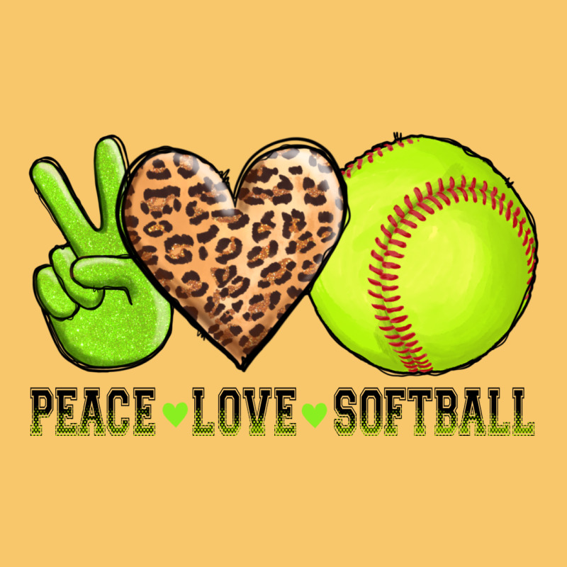 Peace Love Softball Vintage Hoodie by AdoDesignShop | Teevron