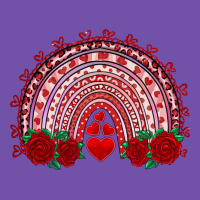Valentine's Day Rainbow With Roses Premium Sweatshirt | Teevron