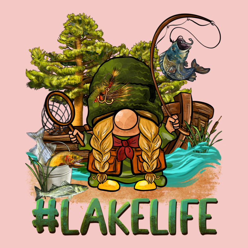 Lake Life Gnome Urban Heavy Tee by BarkalooDesign | Teevron