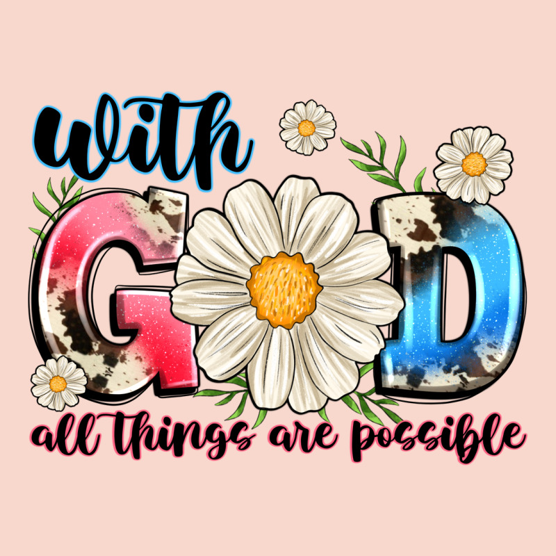 With God All Things Are Possible Urban Hoodie by MaliasSmallBusiness | Teevron