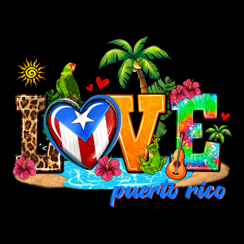 Love Puerto Rico Long Sleeve Tee by AdoDesignShop | Teevron