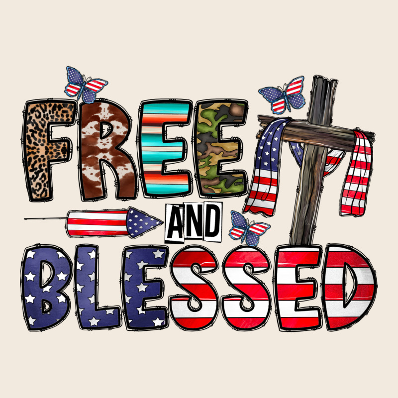 Free And Blessed Zipper Hoodie by CowhideDigitalArt | Teevron