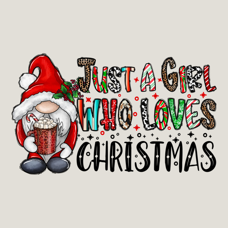 Just A Girk Who Loves Christmas Heavy Core Tee by CowhideDigitalArt | Teevron