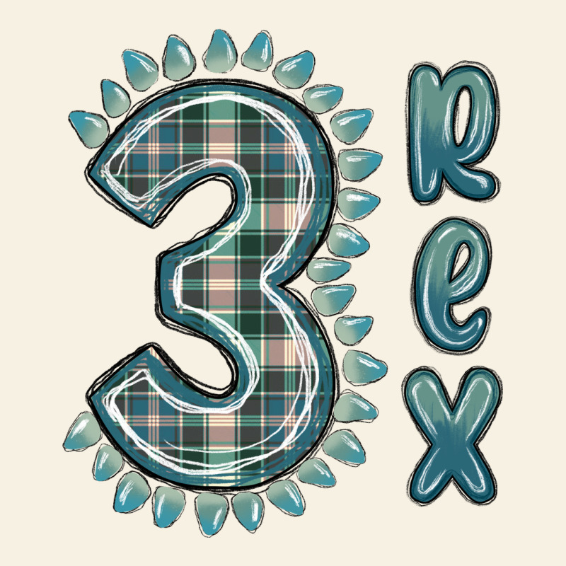 3 Rex Green Dinosaur Vintage Tee by MaliasSmallBusiness | Teevron