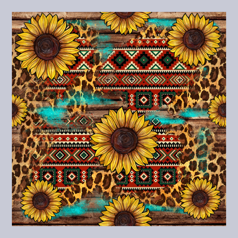 Sunflower And Leopard Seamless Pattern Heavyweight Hoodie by BundleAndBundleShop | Teevron