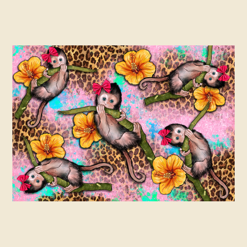 Baby Monkey Flowers Premium Tee by Artiststas | Teevron