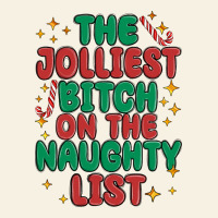 The Jolliest Bitch On The Naughty List Vintage Tee | Teevron