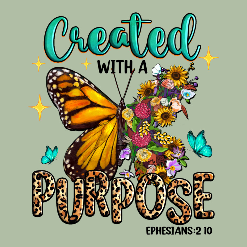 Created With A Purpose Ephesians 2 10 Urban Heavy Tee by RanaPortraitStore | Teevron
