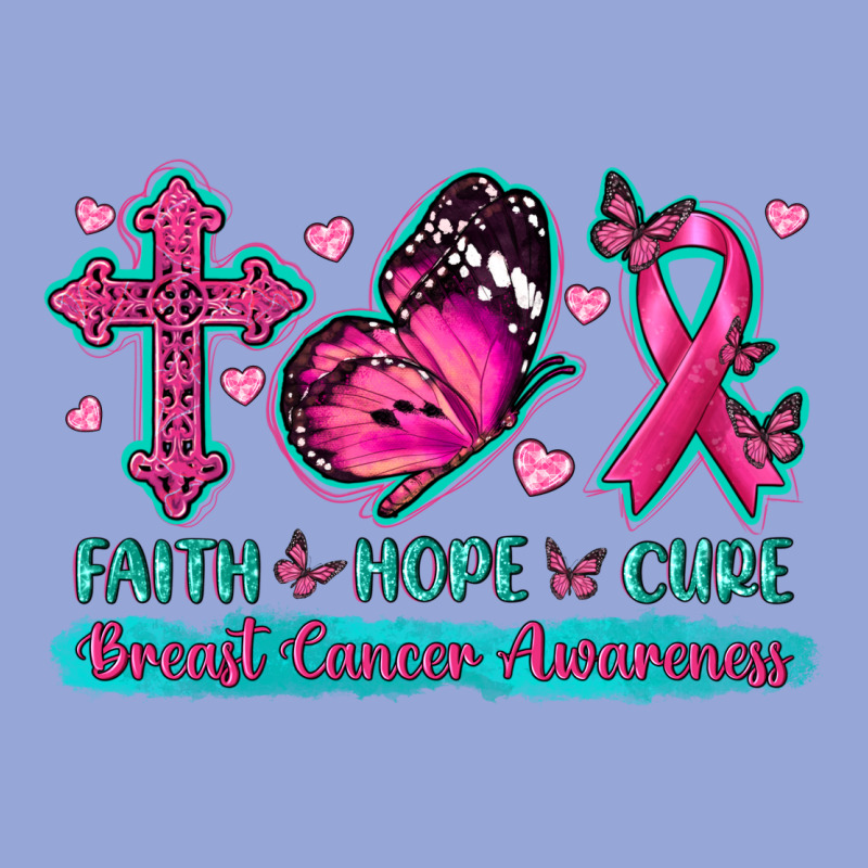 Faith Hope Cure Breast Cancer Awareness Classic Tee by texasbilliewilder | Teevron