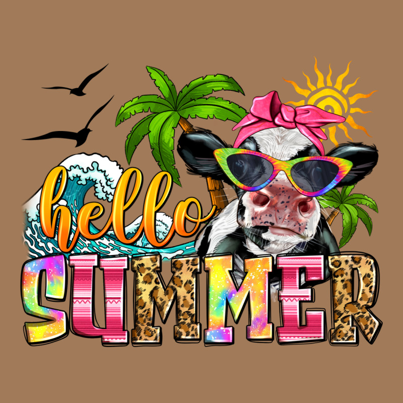 Hello Summer Cow Classic Tee by Zillion Design Studio | Teevron