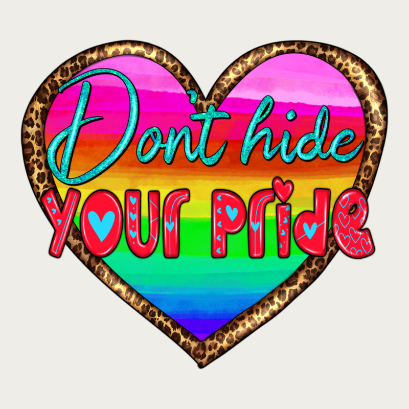 Dont Hide Your Pride Zipper Hoodie by HRA Design Shop | Teevron