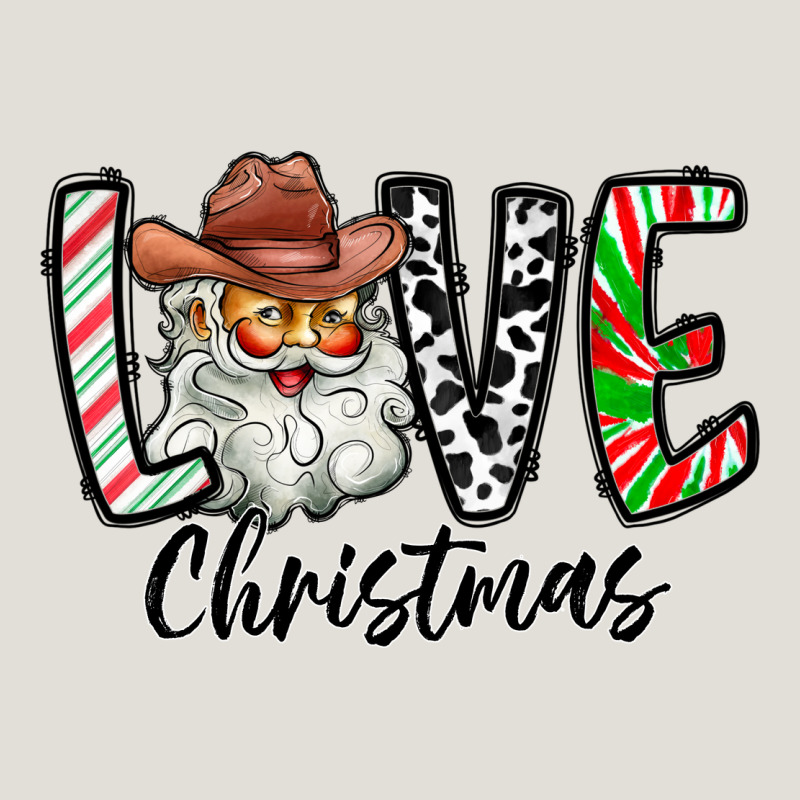 Love Christmas Santa Heavy Core Tee by CowhideDigitalArt | Teevron