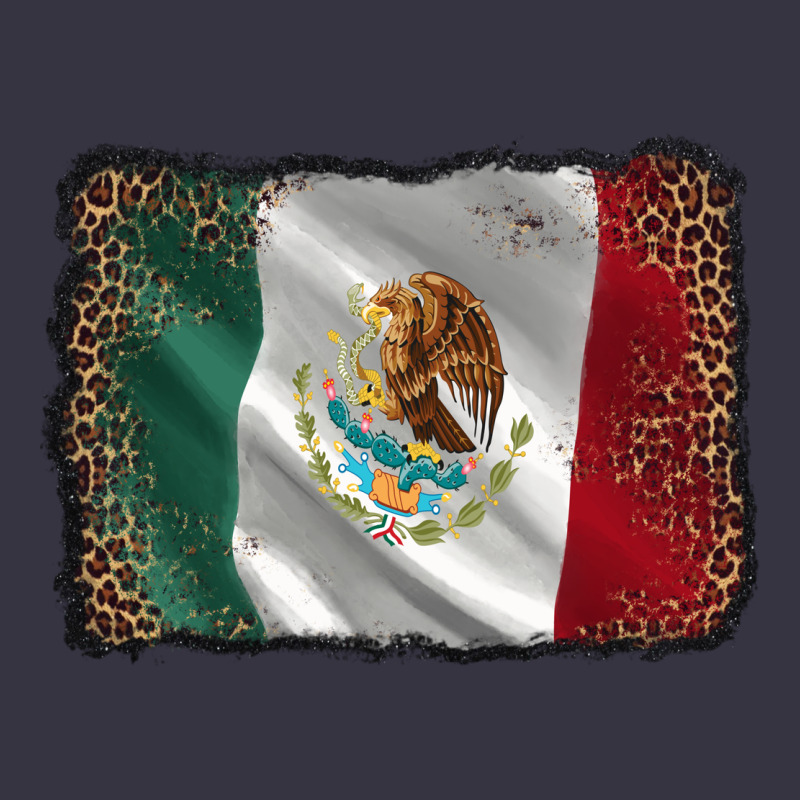 Mexico Flag Black Glitter Leopard Vintage Hoodie by AdoDesignShop | Teevron