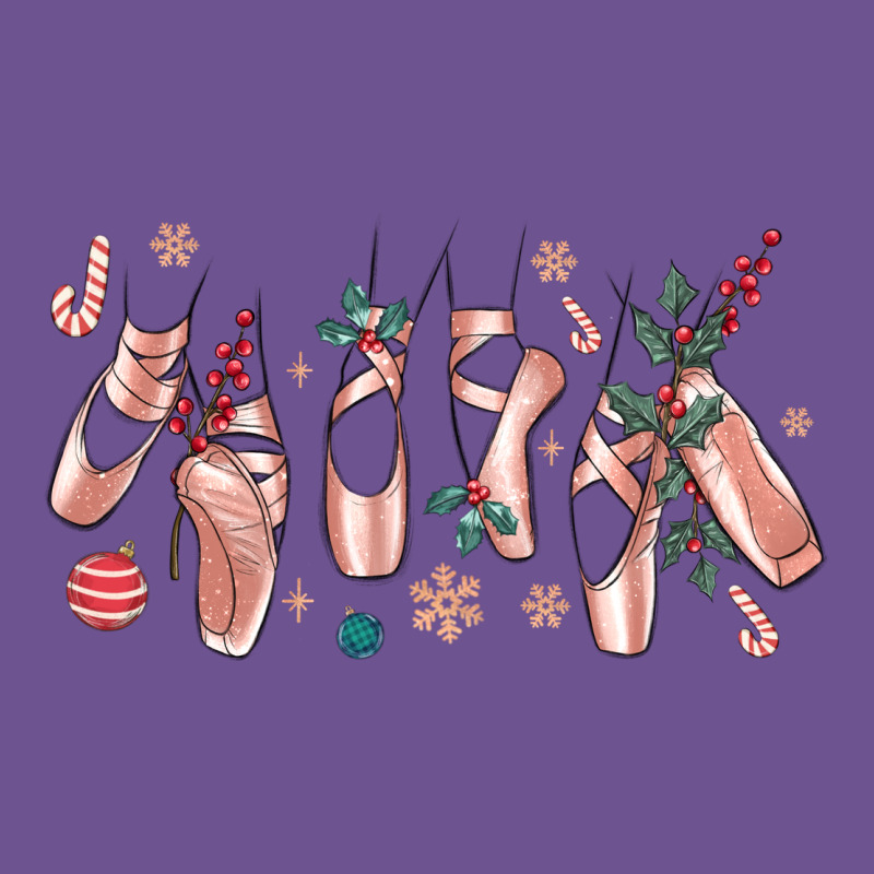Christmas Ballerina Shoes Vintage Tee by MaliasSmallBusiness | Teevron