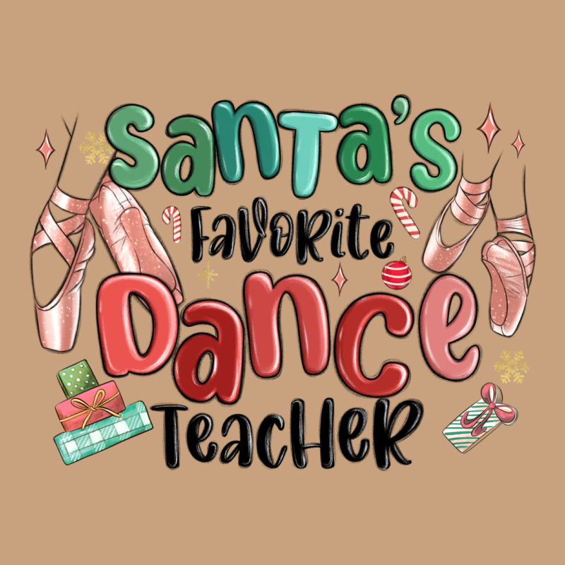 Santa's Favorite Dance Teacher Vintage Tee by MaliasSmallBusiness | Teevron