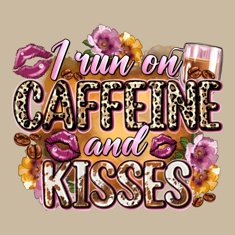 I Run On Caffeine And Kisses Long Sleeve Tee by Zillion Design Studio | Teevron