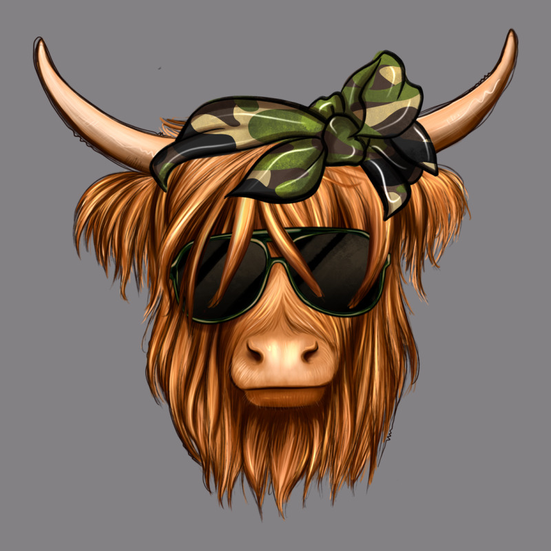 Camouflage Long Haired Cow Heavyweight Hoodie by Jasminsmagicworld | Teevron