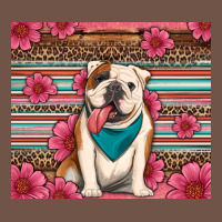 British Bulldog Floral Serape Tumbler Premium Sweatshirt | Teevron