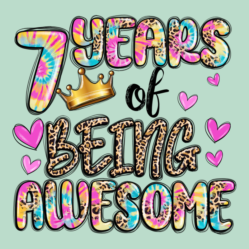 7 Years Of Being Awesome Premium Hoodie by MaliasSmallBusiness | Teevron
