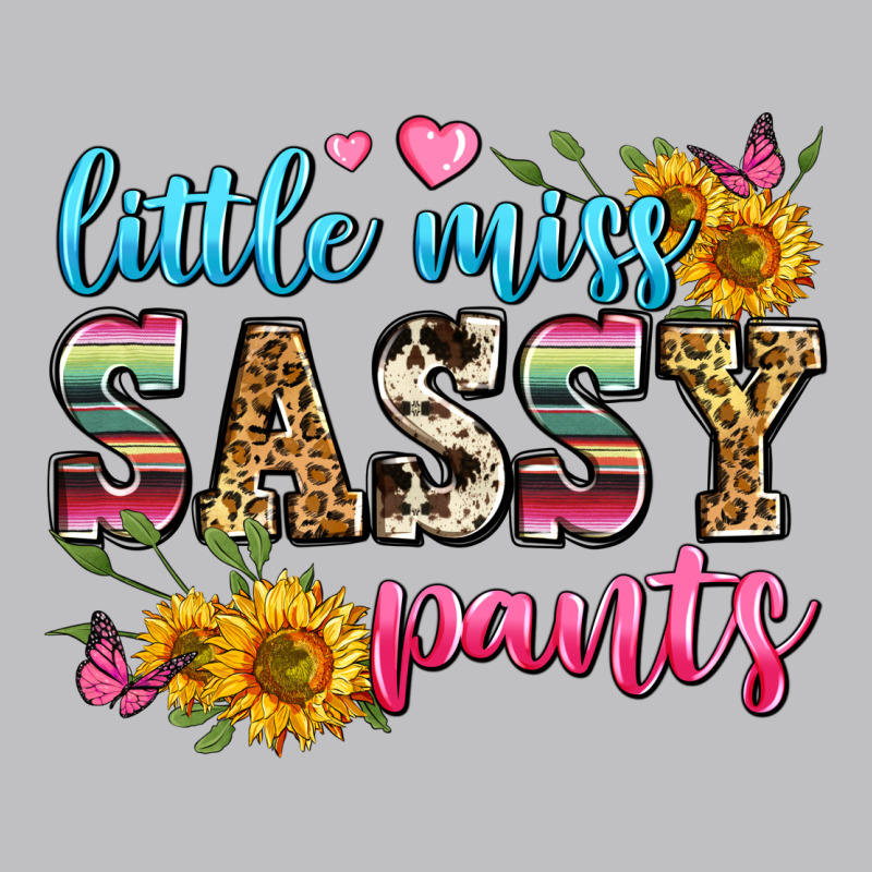 Western Little Miss Sassy Pants Classic Tee by Zillion Design Studio | Teevron