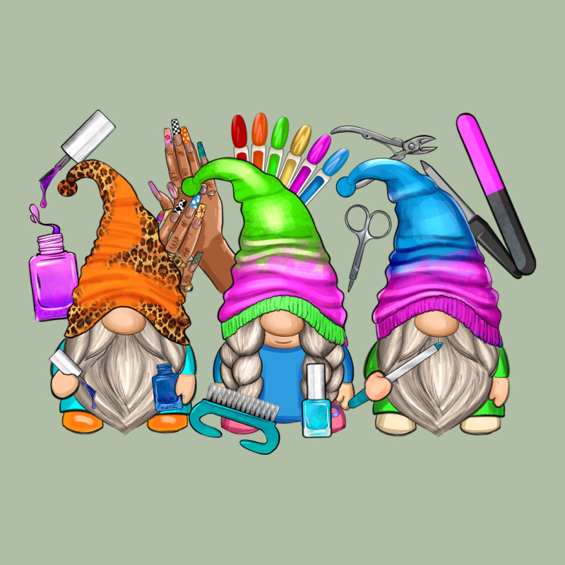Nail Tech Gnomes Urban Heavy Tee by Zillion Design Studio | Teevron
