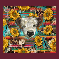 White Scottish Calf And Sunflowers Classic Tee | Teevron