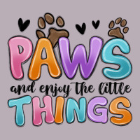 Paws And Enjoy The Little Things Vintage Tee | Teevron