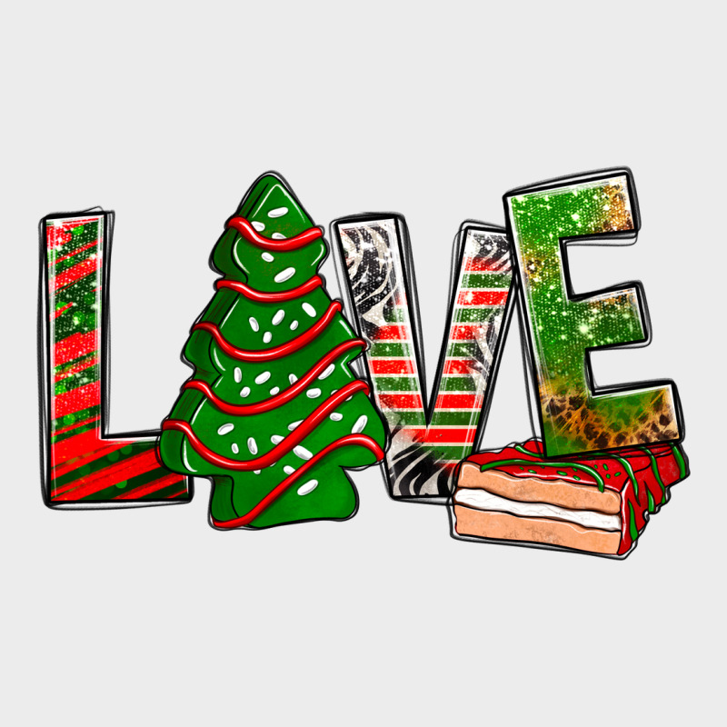 Love Christmas Tree Cake Urban Hoodie by NancyCooperArtShop | Teevron