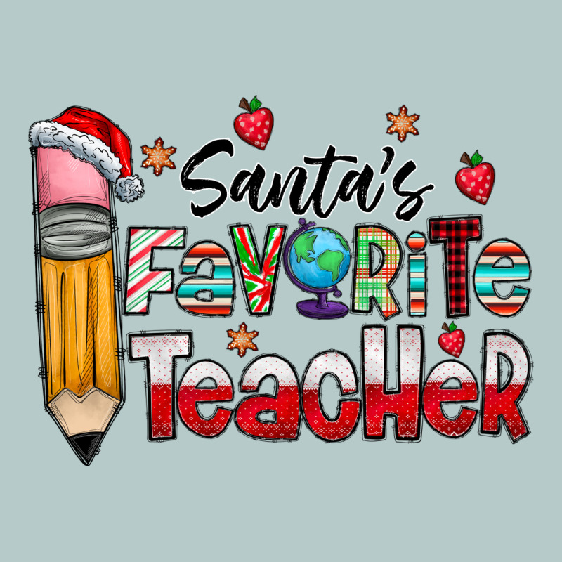 Santa Favorite Teacher Heavy Core Tee by CowhideDigitalArt | Teevron