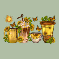 Sunflower Coffee Cups Urban Heavy Tee | Teevron