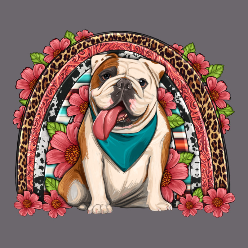 English Bulldog Floral Rainbow Premium Sweatshirt by Artiststas | Teevron