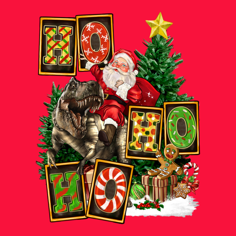 Christmas Trex Ho Ho Ho Santa Classic Tee by FaDigitalArtStudio | Teevron