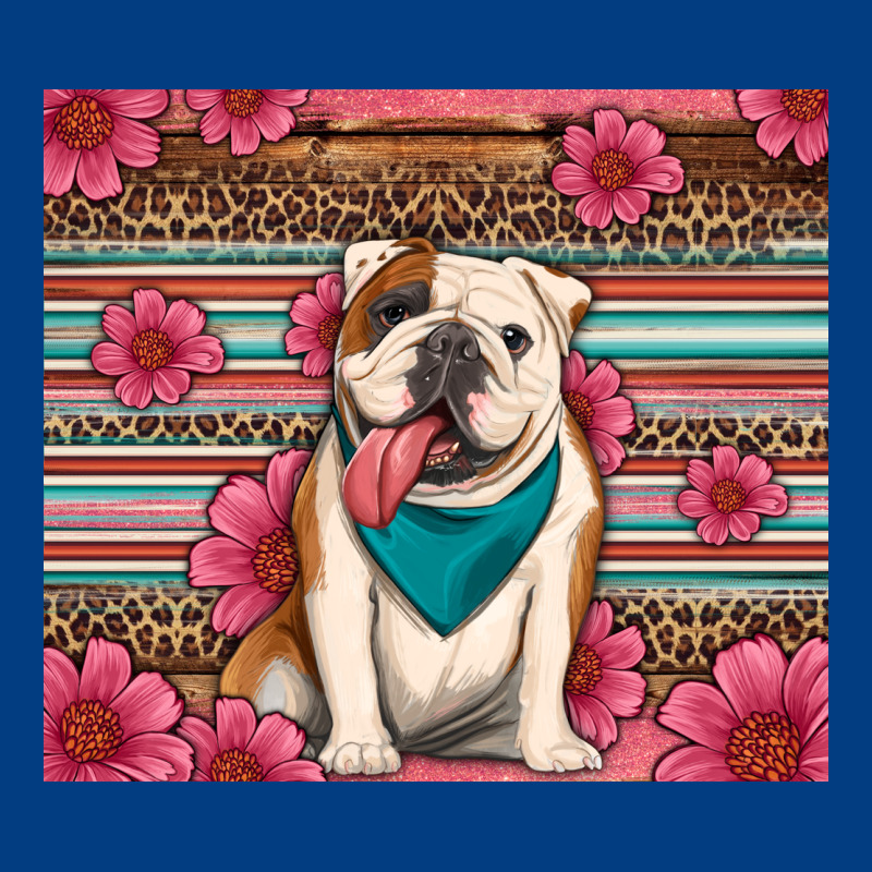 British Bulldog Floral Serape Premium Sweatshirt by Artiststas | Teevron
