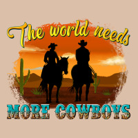 The World Needs More Cowboys Urban Heavy Tee | Teevron