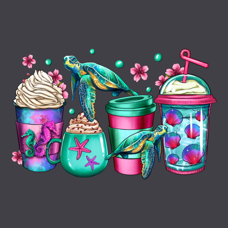 Turtle Coffee Cups Heavyweight Hoodie by Jasminsmagicworld | Teevron