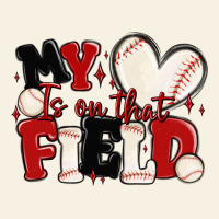 My Heart Is On That Field Baseball Vintage Tee | Teevron