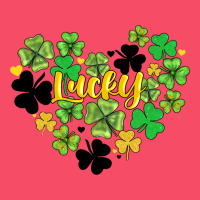 Lucky Heart Shaped Clover Premium Sweatshirt | Teevron