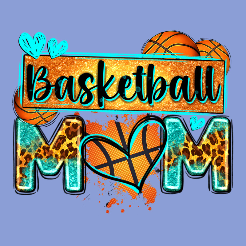Basketball Mom With Leopard Long Sleeve Tee by Zillion Design Studio | Teevron