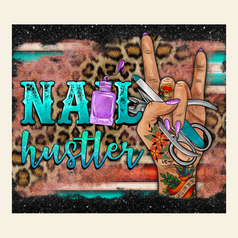 Nail Hustler Tumbler Vintage Tee by BarkalooDesign | Teevron