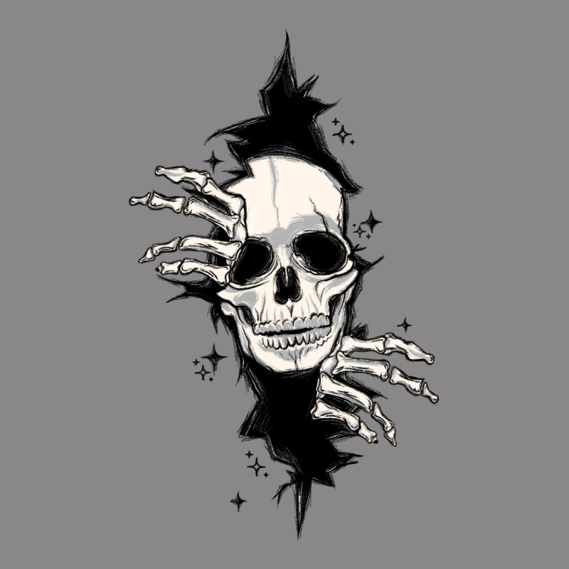 Skull In The Wall File Vintage Tee by MaliasSmallBusiness | Teevron