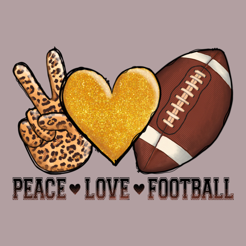 Peace Love Football Revize Vintage Hoodie by AdoDesignShop | Teevron