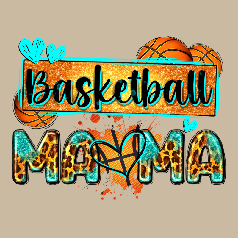 Basketball Mama With Leopard Long Sleeve Tee by Zillion Design Studio | Teevron