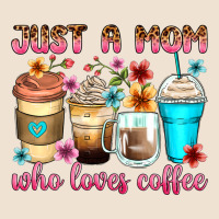 Just A Mom Who Loves Coffee Urban Heavy Tee | Teevron