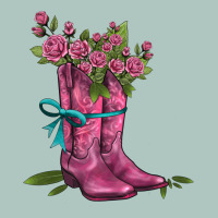 Valentines Day Western Boots And Roses Premium Sweatshirt | Teevron