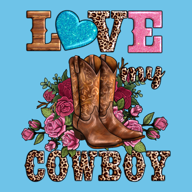 Valentines Day Love My Cowboy Premium Sweatshirt by AdoDesignShop | Teevron